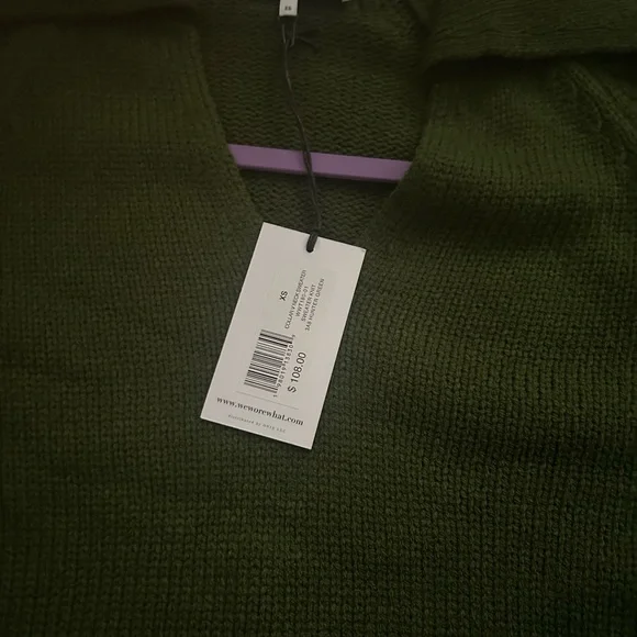 WeWoreWhat Collar V Neck Sweater - Picture 7 of 7